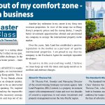 Standard's Masterclass - Stepping out of my comfort zone - in life as in business
