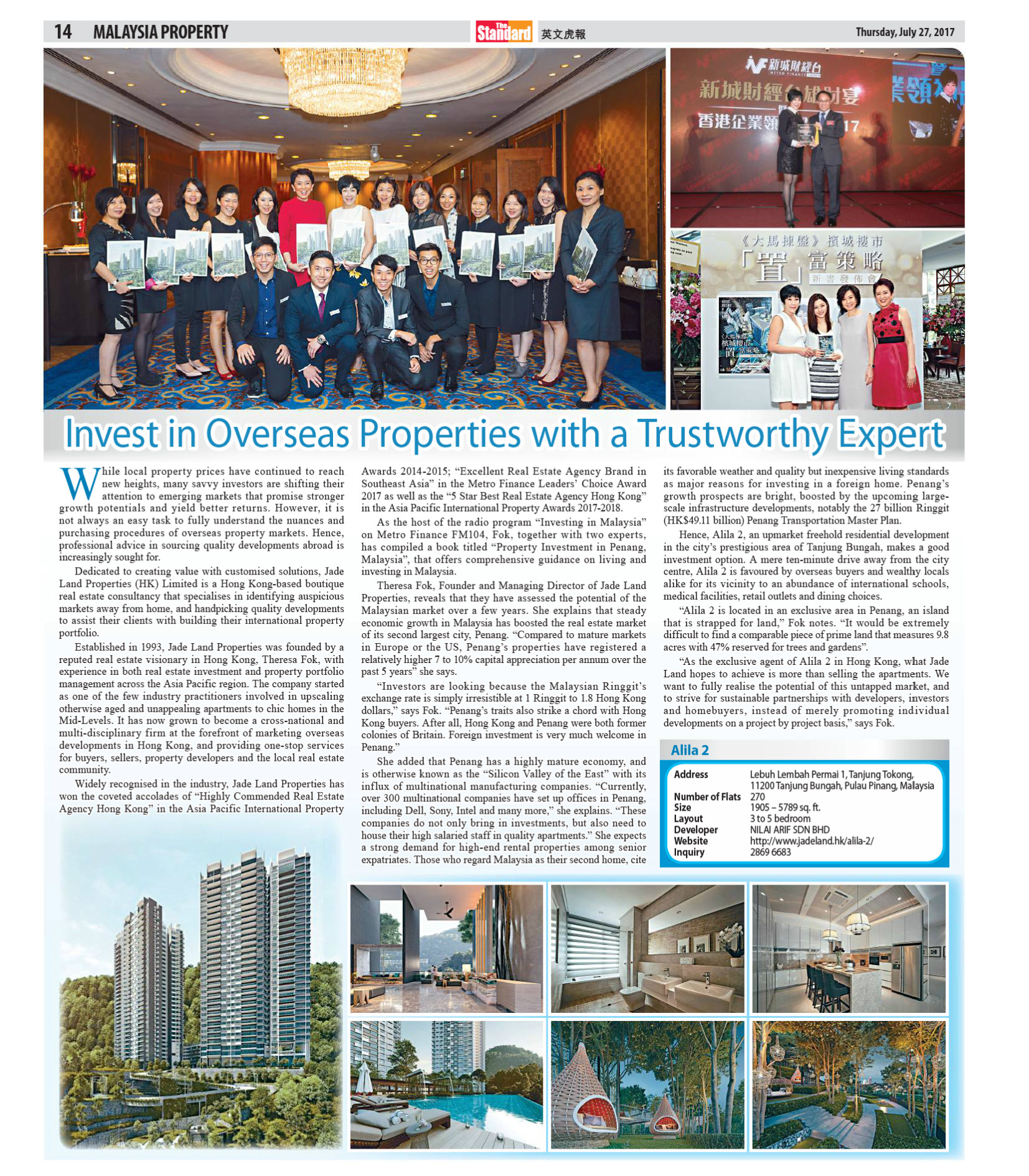 The Standard Overseas Properties with a Trustworthy Expert